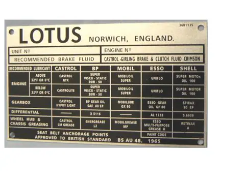 Lotus Esprit S1 chassis 000 INFO & IMIGES historical archive photograph 150