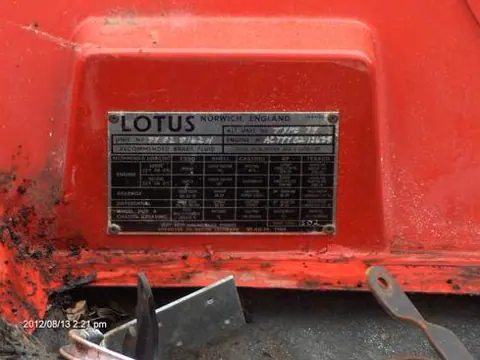 Lotus Esprit S1 chassis 142H historical archive photograph 4