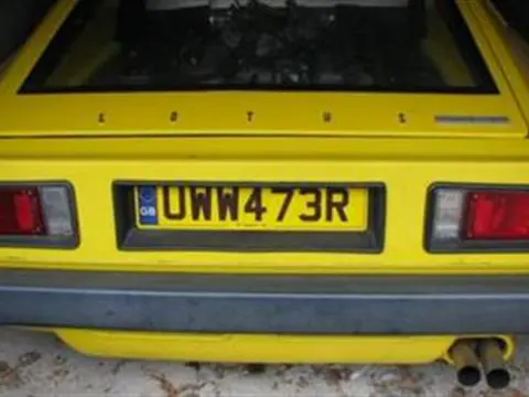 Lotus Esprit S1 chassis 272G registration UWW 473R historical archive photograph 8