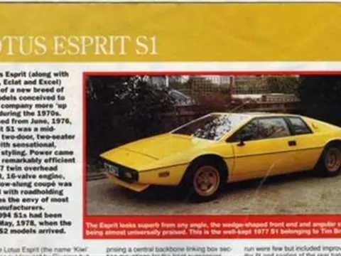 Lotus Esprit S1 chassis 272G registration UWW 473R historical archive photograph 7