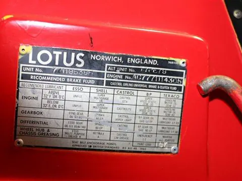 Lotus Esprit S1 chassis 538H historical archive photograph 4