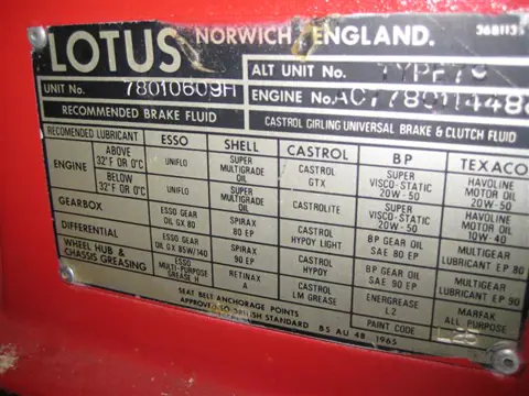 Lotus Esprit S1 chassis 609H historical archive photograph 3