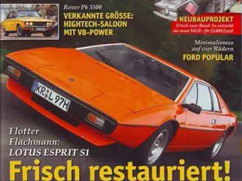 Lotus Esprit S1 chassis KR L 97H registration KR L 97H historical archive photograph 11