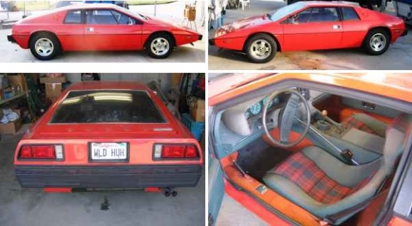 Lotus Esprit S1 chassis WLD HUH